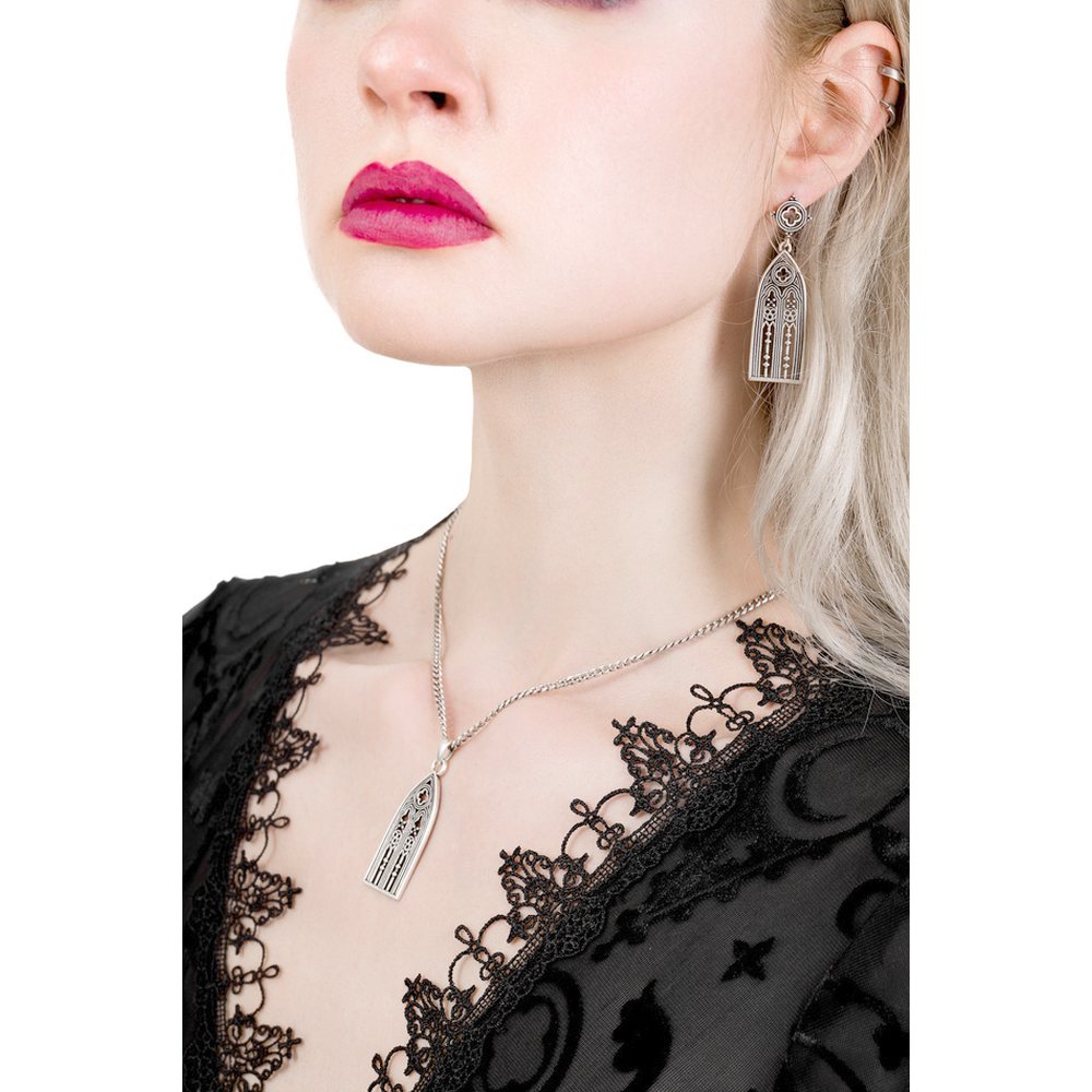 Restyle - Altarium Earrings - Silver coloured